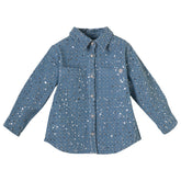 Patique Payetli Denim Gömlek